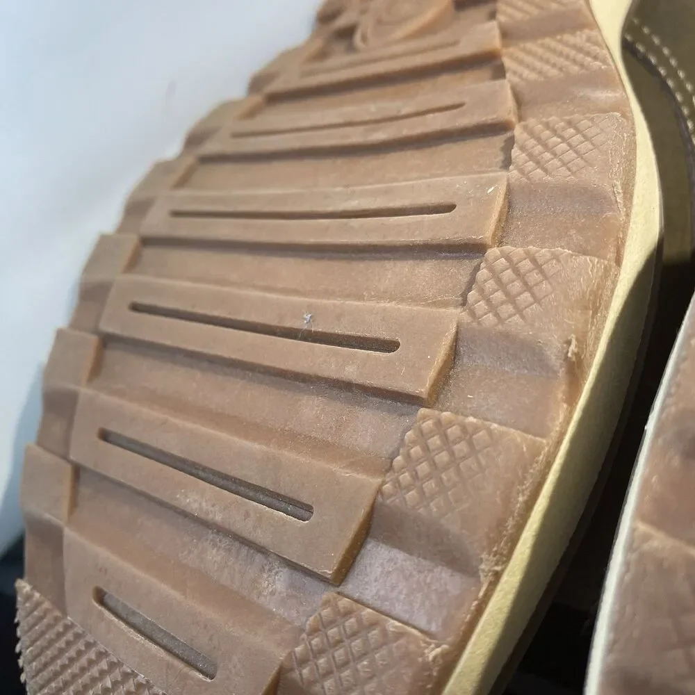 Men 9.5 Earth Spirit Shoes Brown Tie Up Casual Or Dress Emery Gelron Cushion